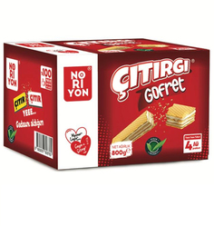 Noriyon Çıtırgı Gofret 800gr Çifte Kavrulmuş (12 li)